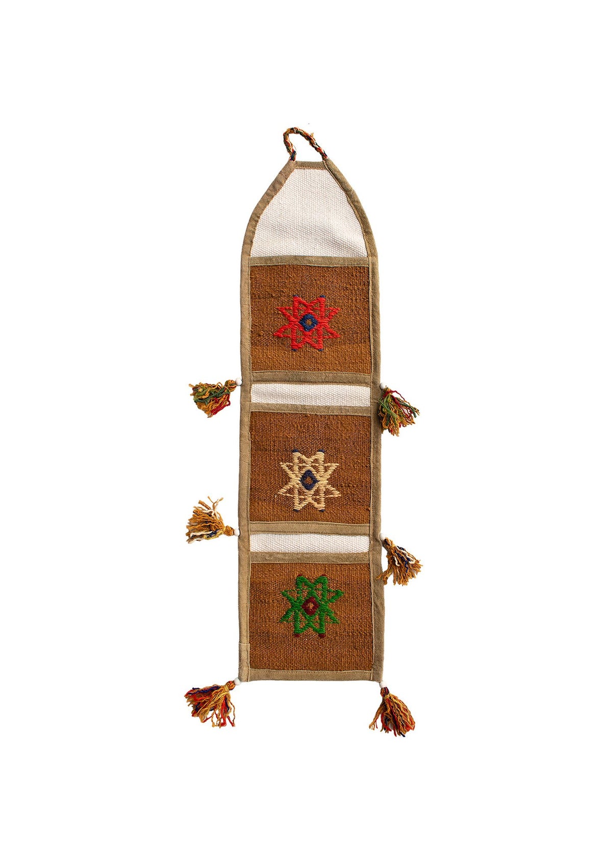 Vintage Turkish Kilim Pocket Hanging
