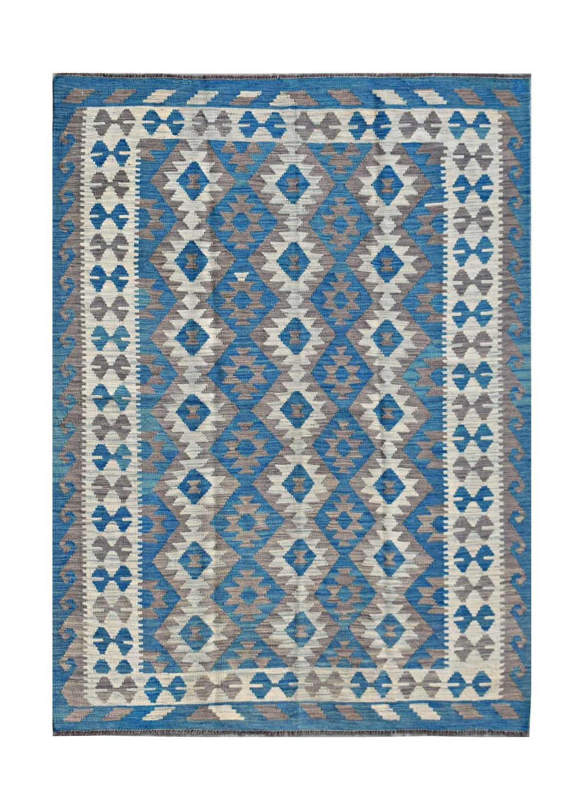 Handmade Afghan Maimana Kilim | 249 x 174 cm | 8'2" x 5'9" - Najaf Rugs & Textile