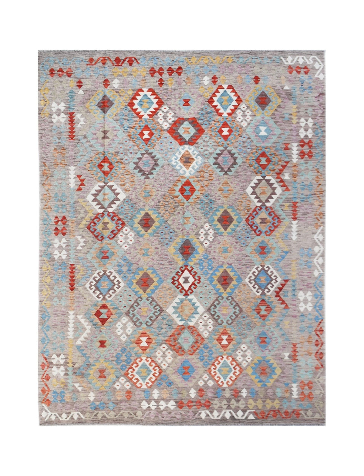 Handmade Afghan Maimana Kilim | 342 x 252 cm | 11'6" x 8'3" - Najaf Rugs & Textile