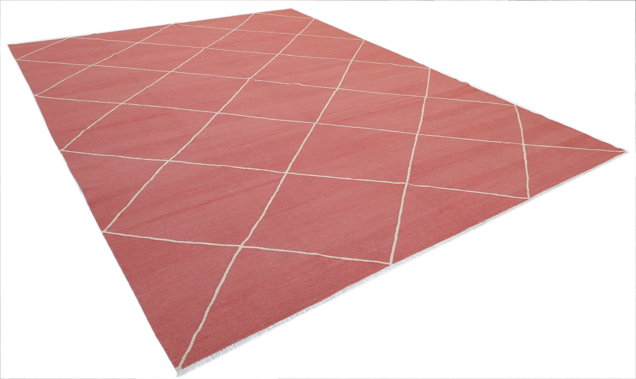 Handmade Afghan Maimana Kilim | 392 x 303 cm | 12'10" x 9'11" - Najaf Rugs & Textile