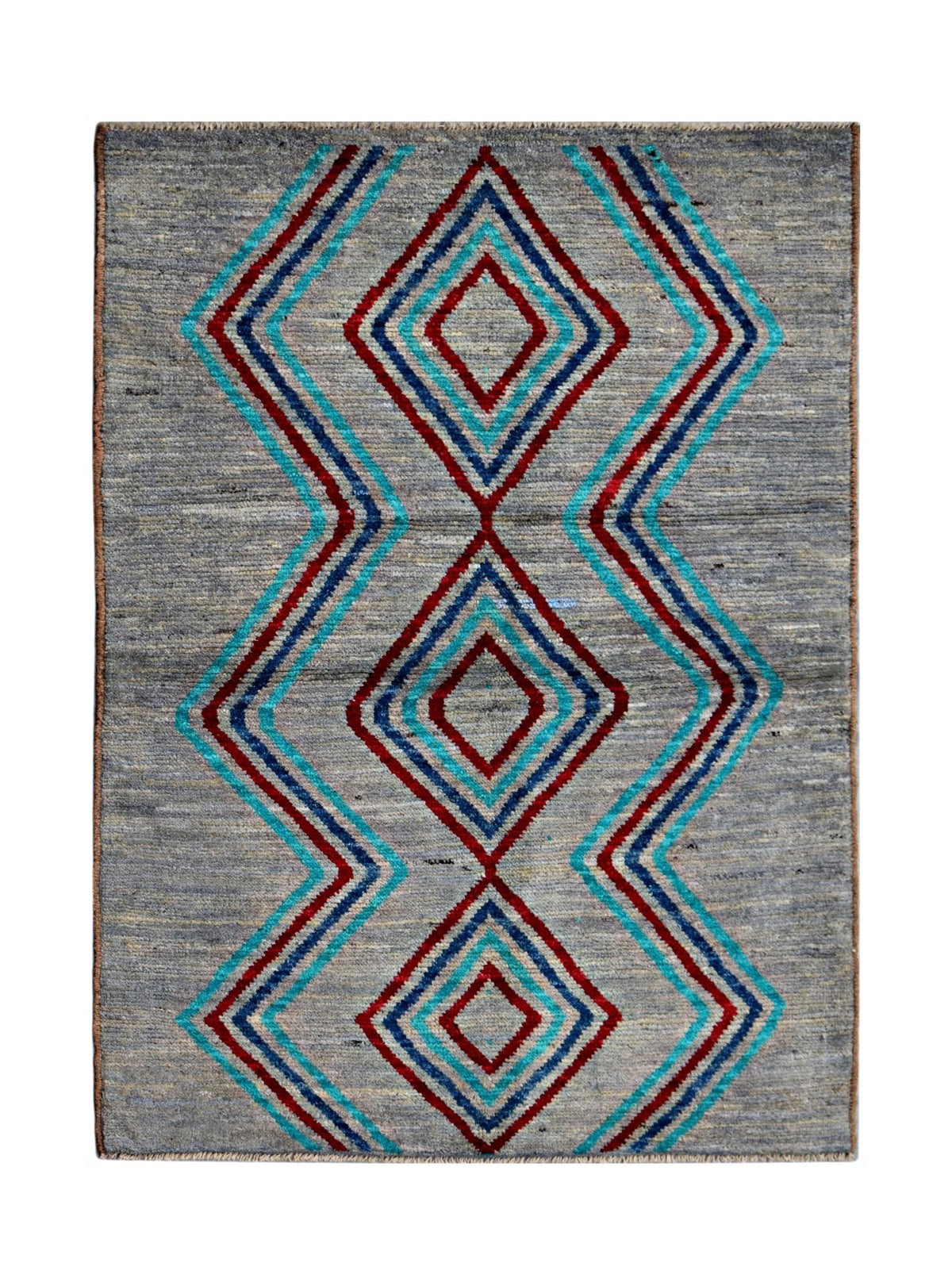 Handmade Tribal Afghan Rug | 171 x 113 cm | 5'8" x 3'9" - Najaf Rugs & Textile
