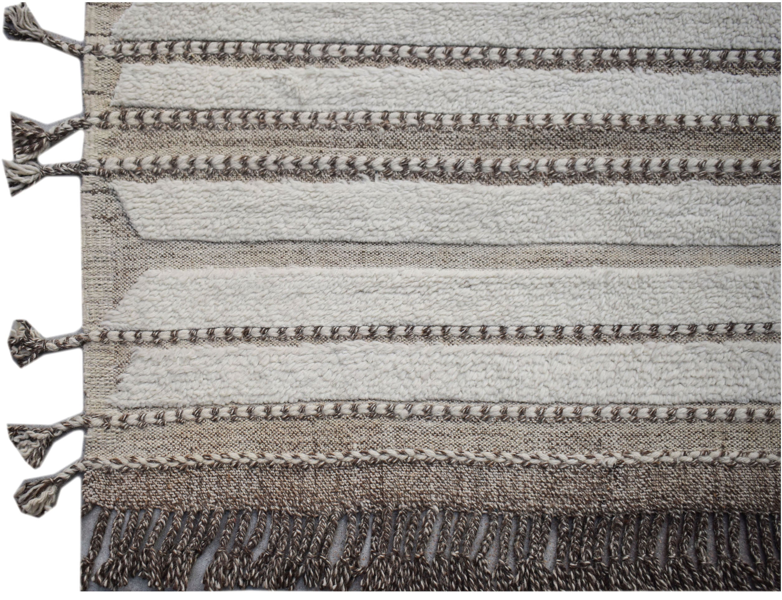 Handmade Transitional Barjasta Rug | 359 x 267 cm | 11'9" x 8'9"