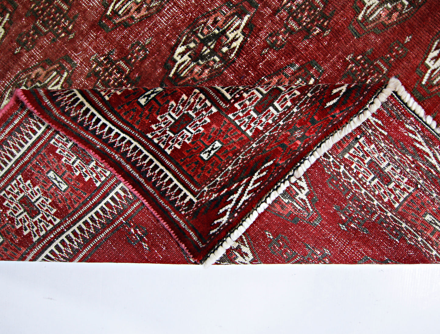 Vintage Afghan Turkmen Rug