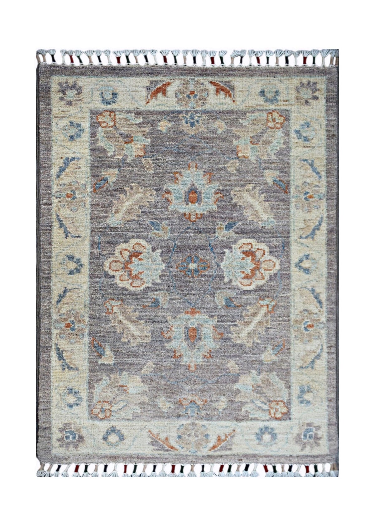 Handmade Mini Afghan Chobi Rug | 91 x 61 cm | 3' x 2' - Najaf Rugs & Textile