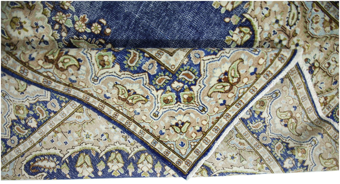 Handmade Vintage Persian Kerman Rug | 239 x 148 cm | 7'10" x 4'10" - Najaf Rugs & Textile
