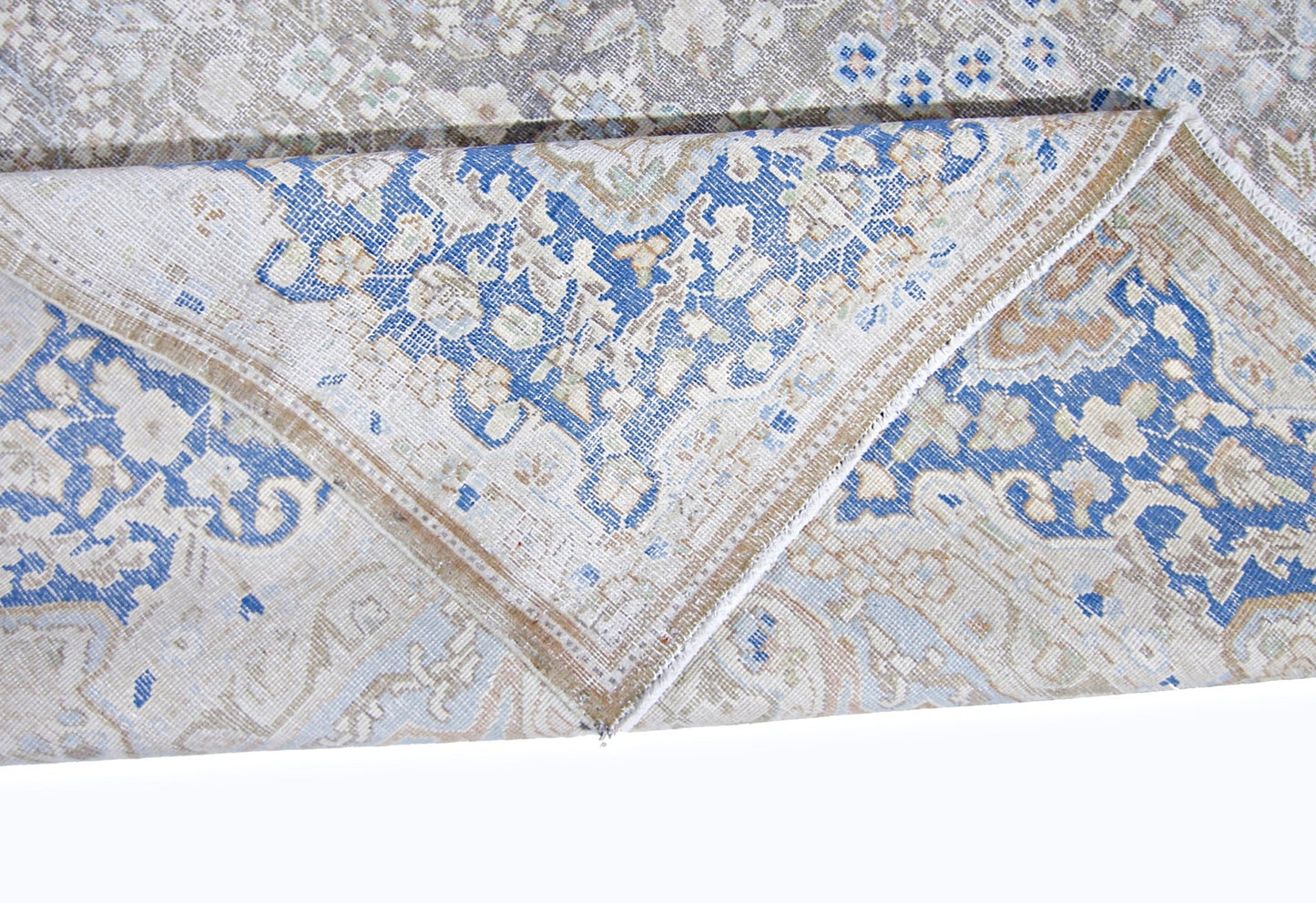 Handmade Vintage Persian Kerman Rug | 355 x 262 cm | 11'8" x 8'7" - Najaf Rugs & Textile