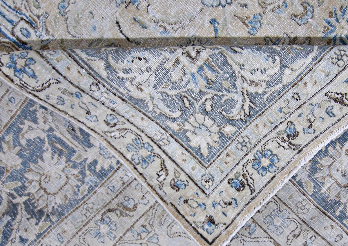 Handmade Vintage Persian Kerman Rug | 370 x 269 cm | 12'2" x 8'10" - Najaf Rugs & Textile