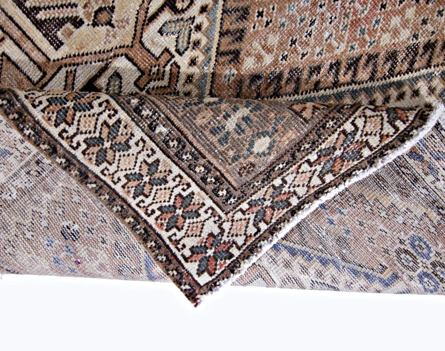 Handmade Vintage Persian Ghashghai Rug | 197 x 127 cm | 6'5" x 4'2" - Najaf Rugs & Textile