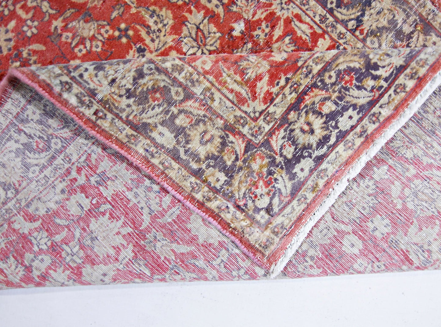 Handmade Vintage Persian Rug | 120 x 82 cm | 3'11" x 2'8" - Najaf Rugs & Textile