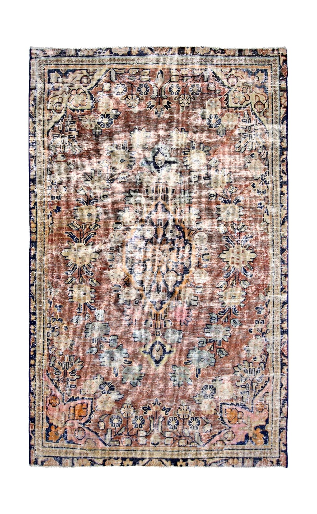Handmade Vintage Persian Rug | 175 x 108 cm | 5'9" x 3'7" - Najaf Rugs & Textile