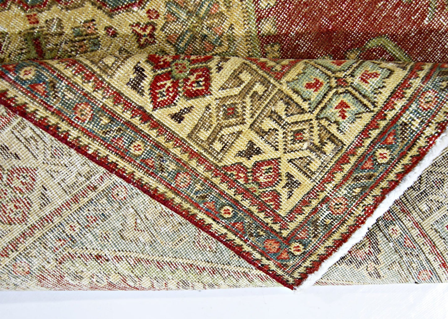 Handmade Vintage Persian Rug | 182 x 140 cm | 6' x 4'7" - Najaf Rugs & Textile