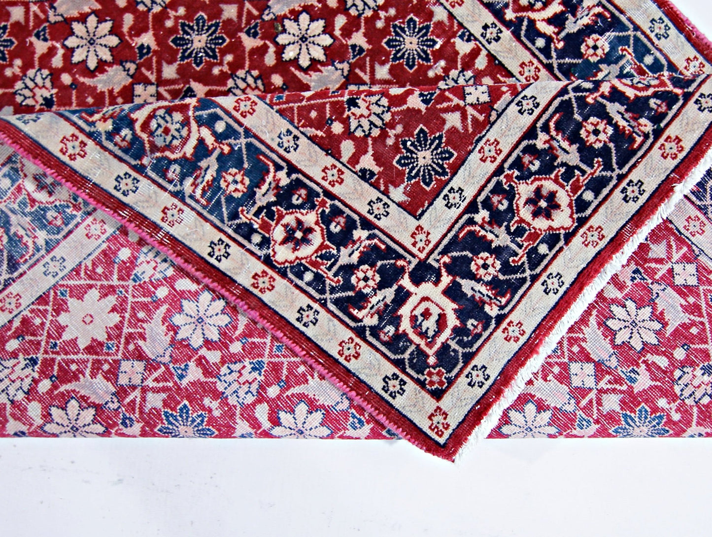 Handmade Vintage Persian Hallway Runner | 183 x 76 cm | 6' x 2'6" - Najaf Rugs & Textile