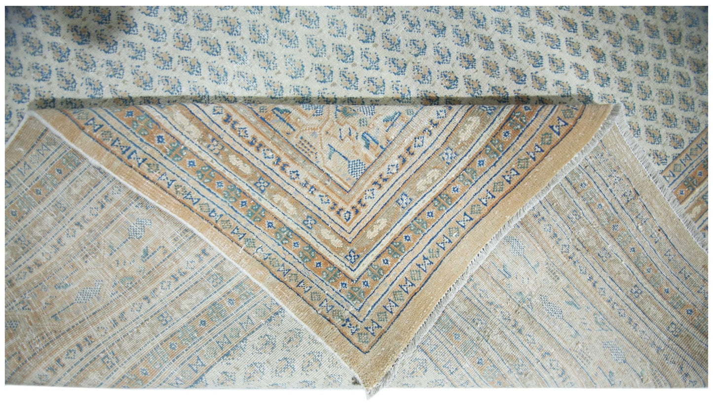 Handmade Vintage Persian Saraband Rug | 327 x 246 cm | 10'9" x 8'1" - Najaf Rugs & Textile