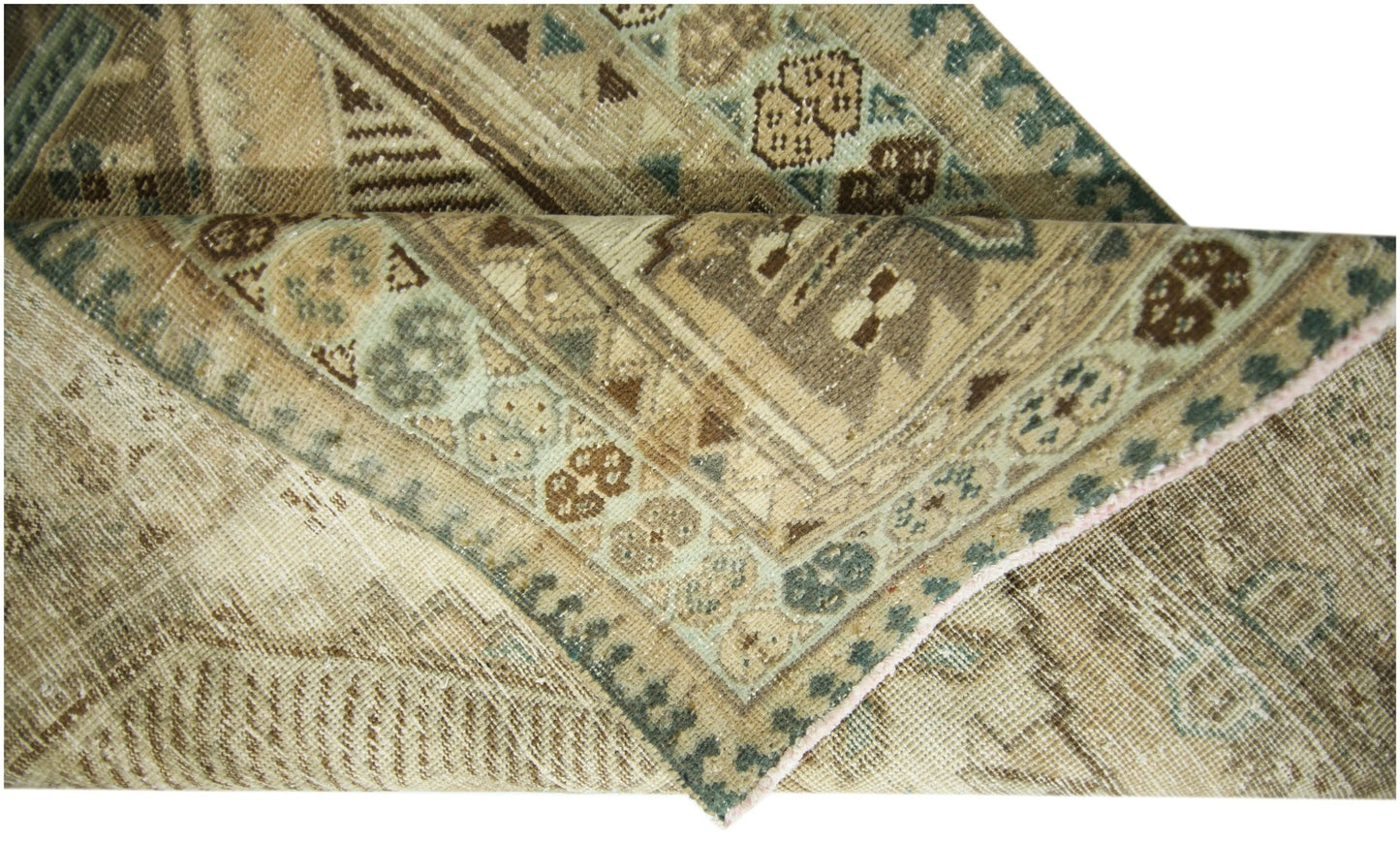 Handmade Vintage Persian Serab Hallway Runner | 345 x 104 cm | 11'4" x 3'6" - Najaf Rugs & Textile