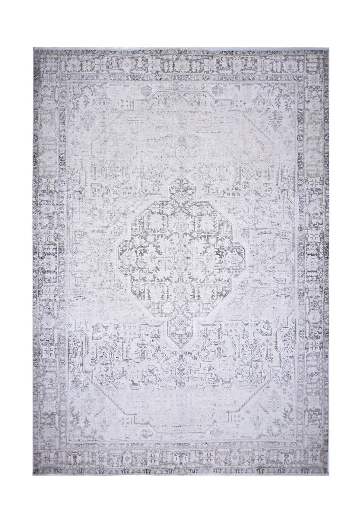 Handmade Vintage Persian Tabriz Rug | 319 x 239 cm | 10'6" x 7'10" - Najaf Rugs & Textile