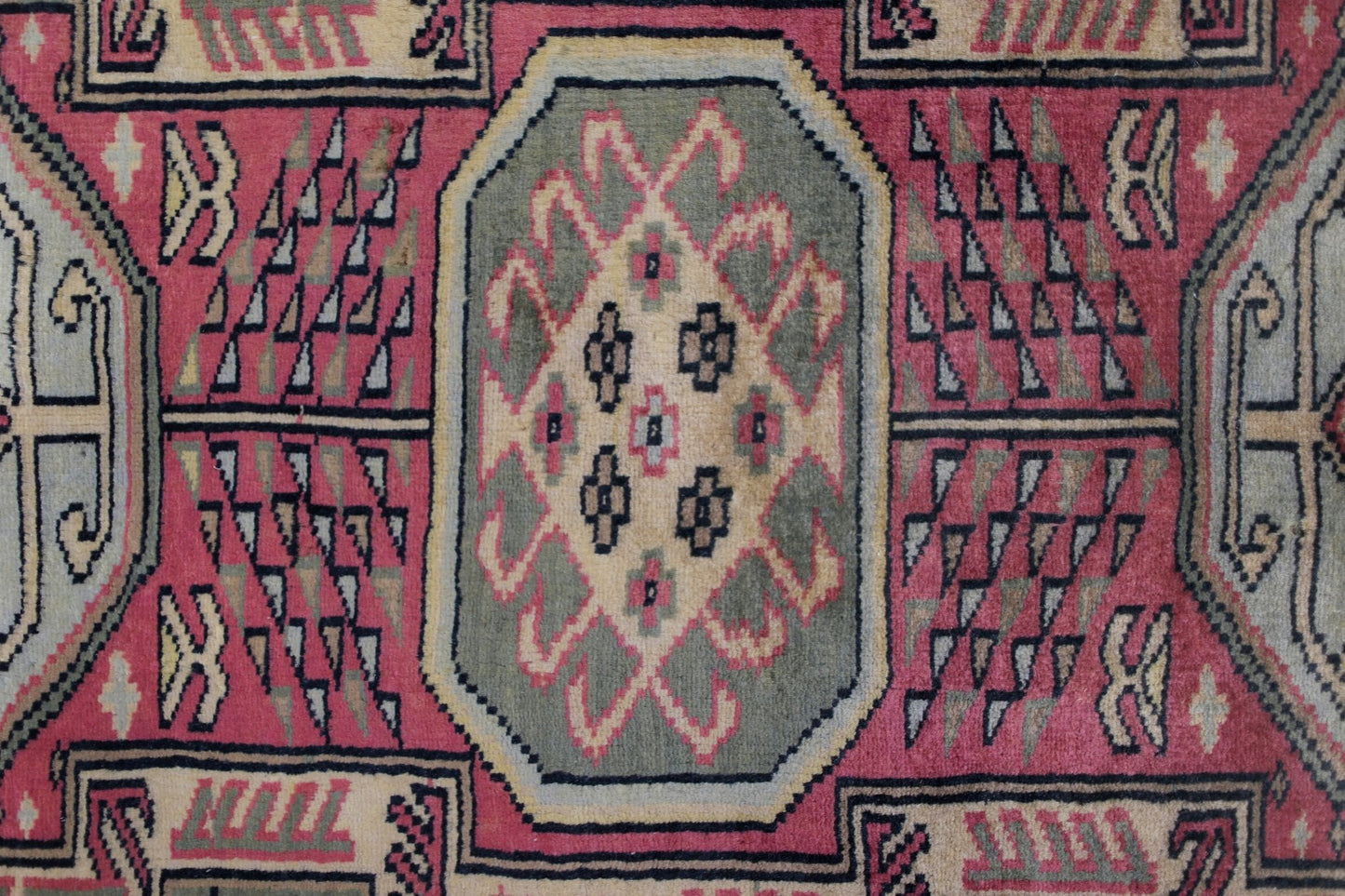 Handmade Vintage Princess Bokhara Rug | 116 x 77 cm | 3'10" x 2'6" - Najaf Rugs & Textile
