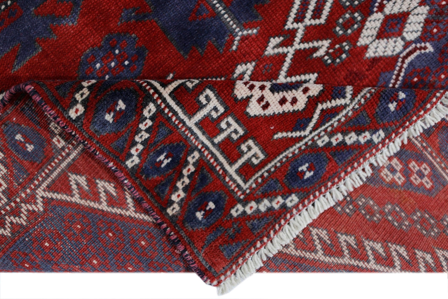 Handmade Vintage Turkish Rug | 143 x 104 cm | 4'8" x 3'2" - Najaf Rugs & Textile