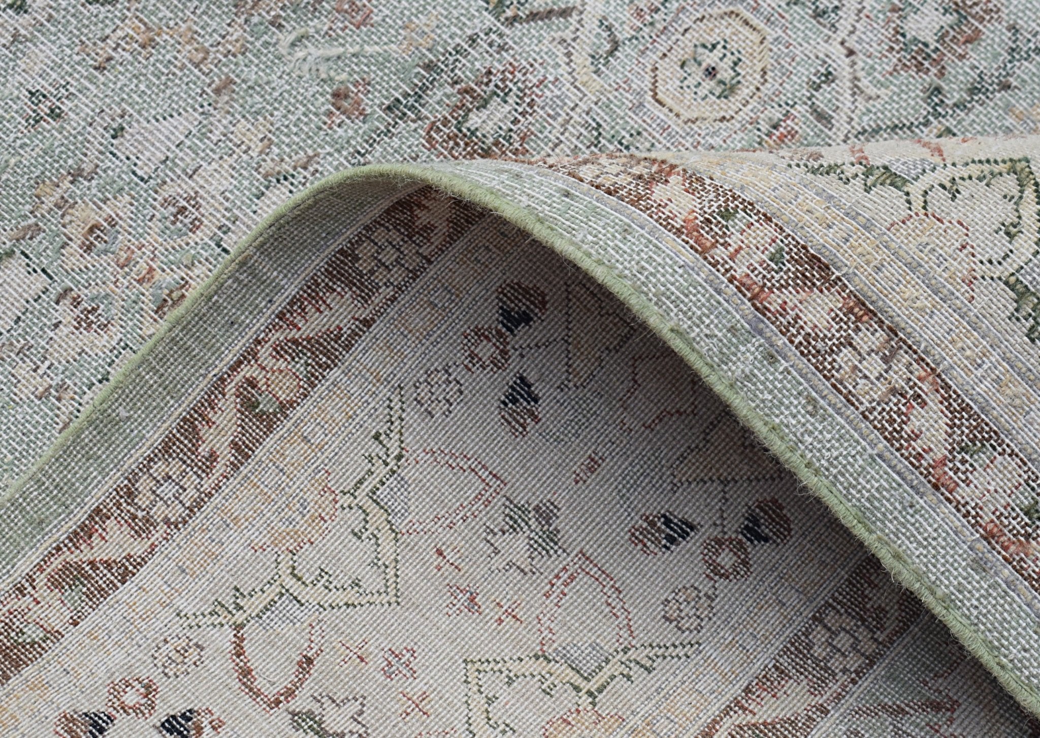 Handknotted Transitional Rug | 245 x 152 cm | 8' x 5' - Najaf Rugs & Textile