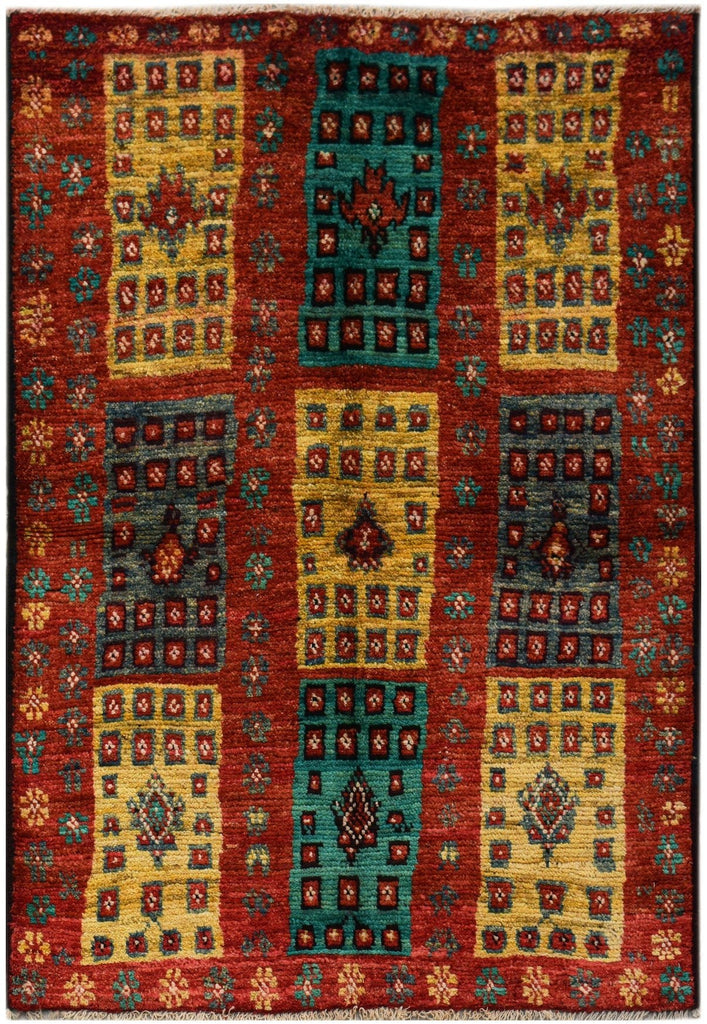 Handknotted Tribal Afghan Berber Rug | 134 x 96 cm | 4'5" x 3'2" - Najaf Rugs & Textile
