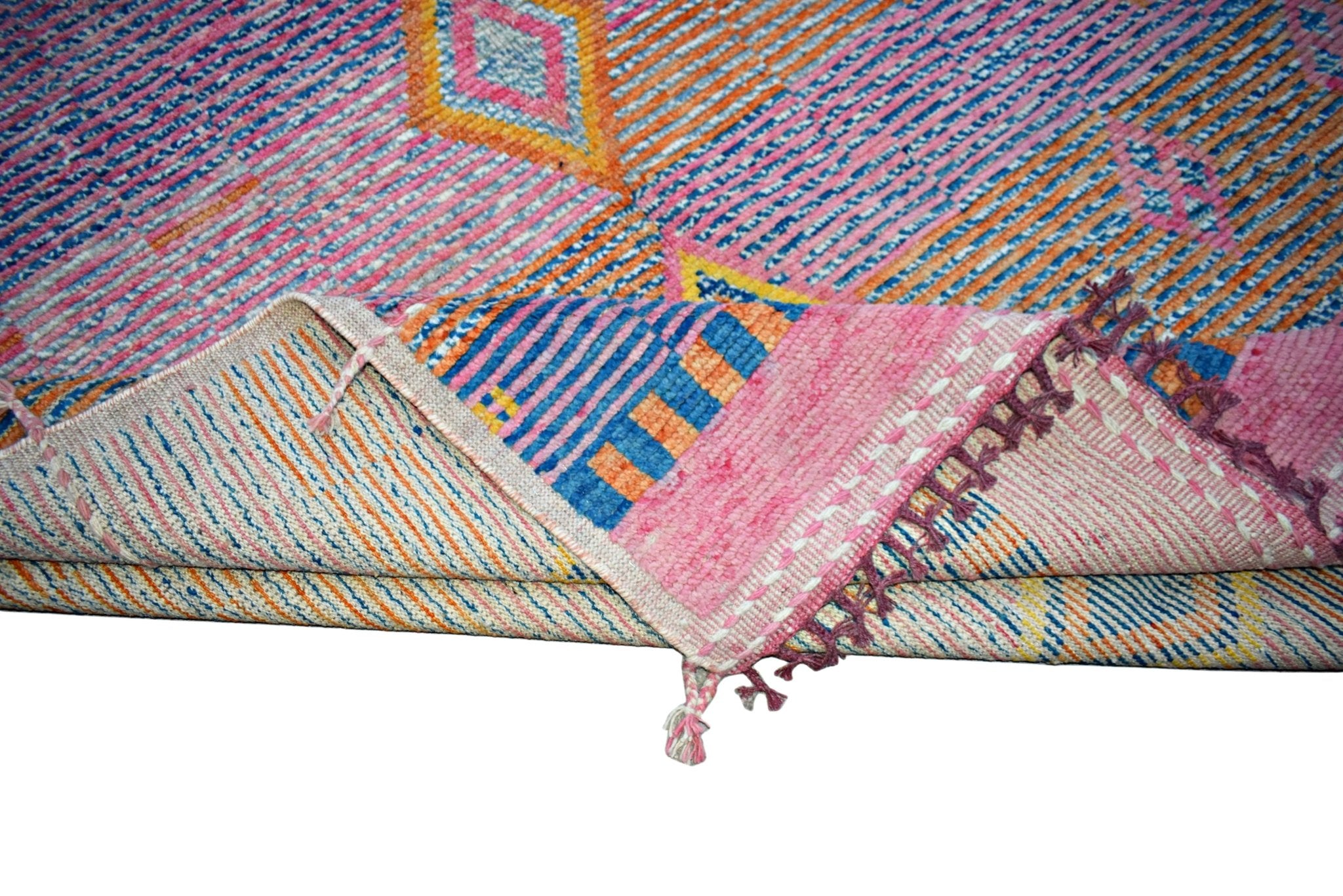 Handknotted Tribal Afghan Berber Rug | 316 x 243 cm | 10'5" x 8' - Najaf Rugs & Textile