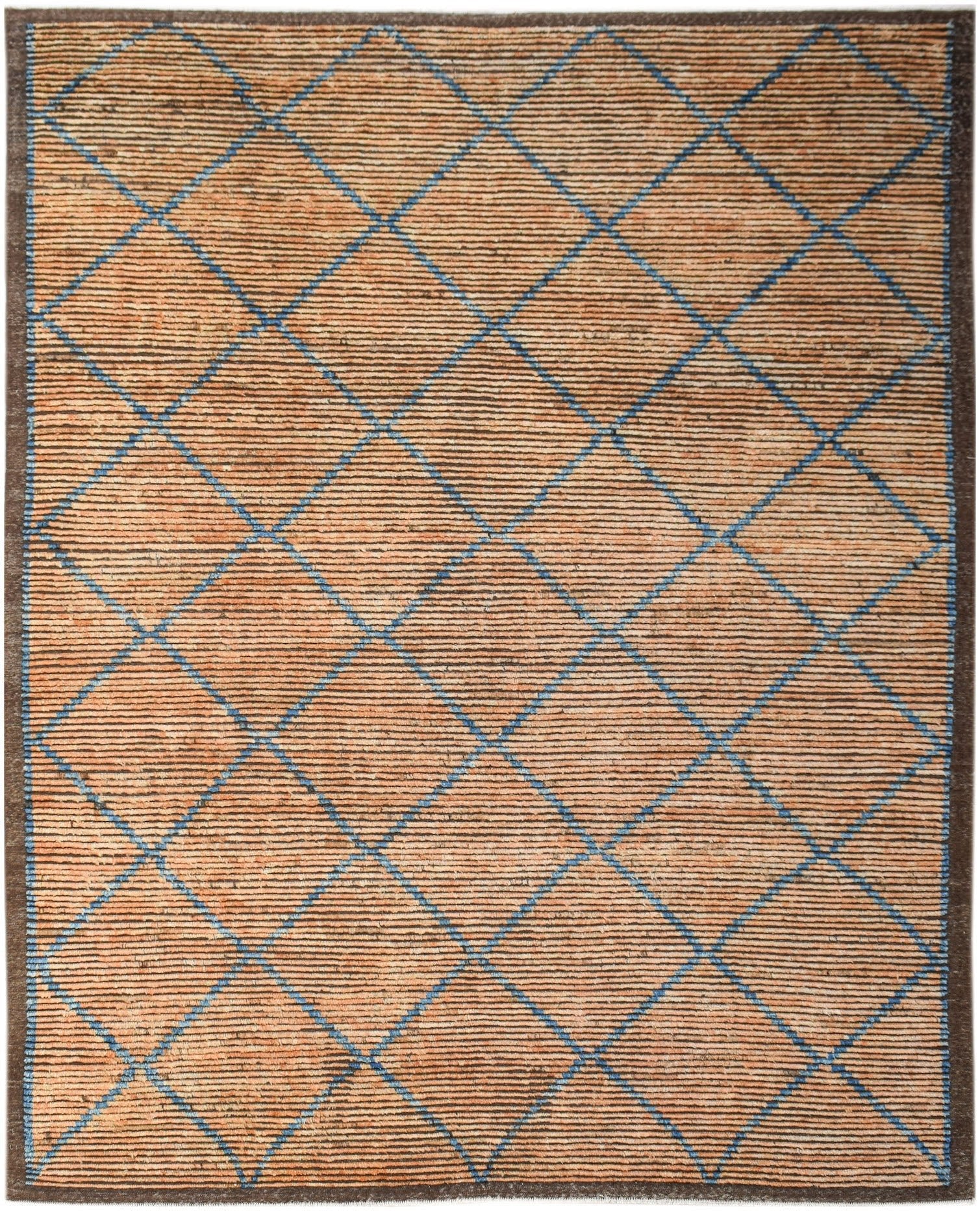 Handknotted Tribal Afghan Berber Rug | 322 x 262 cm | 10'7" x 8'7" - Najaf Rugs & Textile