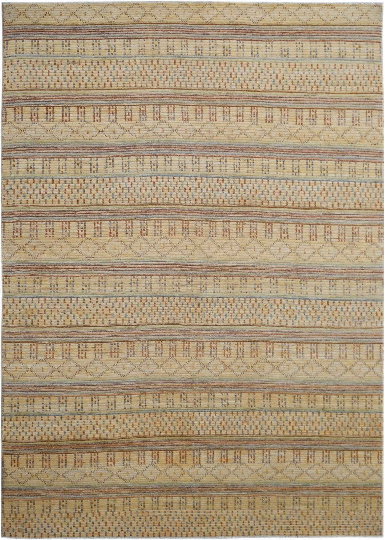 Handmade Afghan Barjasta Rug | 361 x 264 cm | 11'10" x 8'8" - Najaf Rugs & Textile