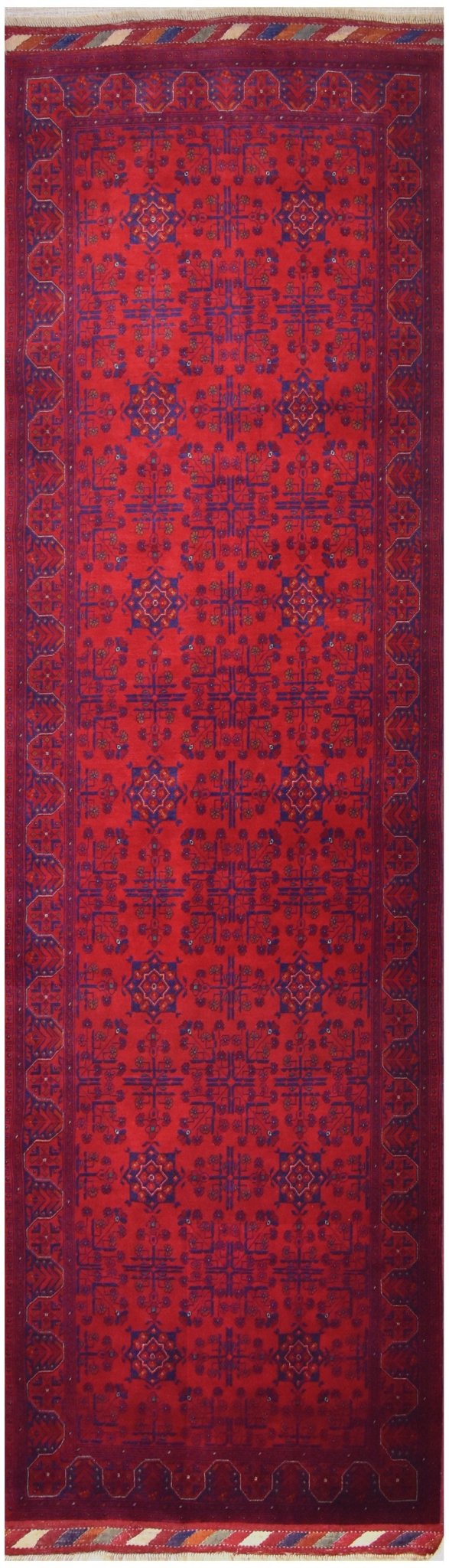 Handmade Afghan Biljik Hallway Runner | 283 x 94 cm | 9'2" x 3' - Najaf Rugs & Textile