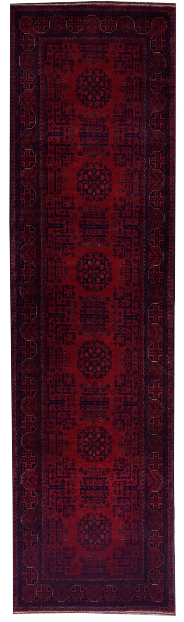 Handmade Afghan Biljik Hallway Runner | 303 x 82 cm - Najaf Rugs & Textile