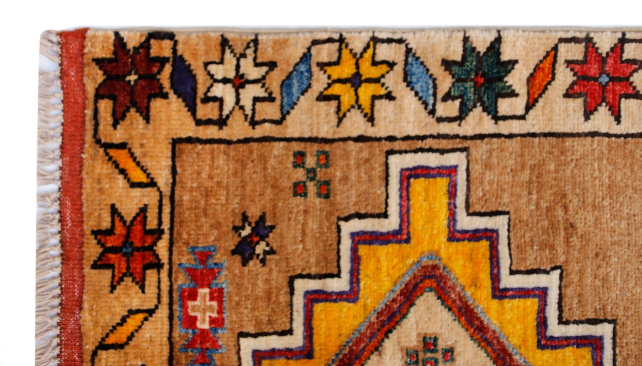 Handmade Afghan Chobi Hallway Runner | 303 x 85 cm | 9'11" x 2'10" - Najaf Rugs & Textile