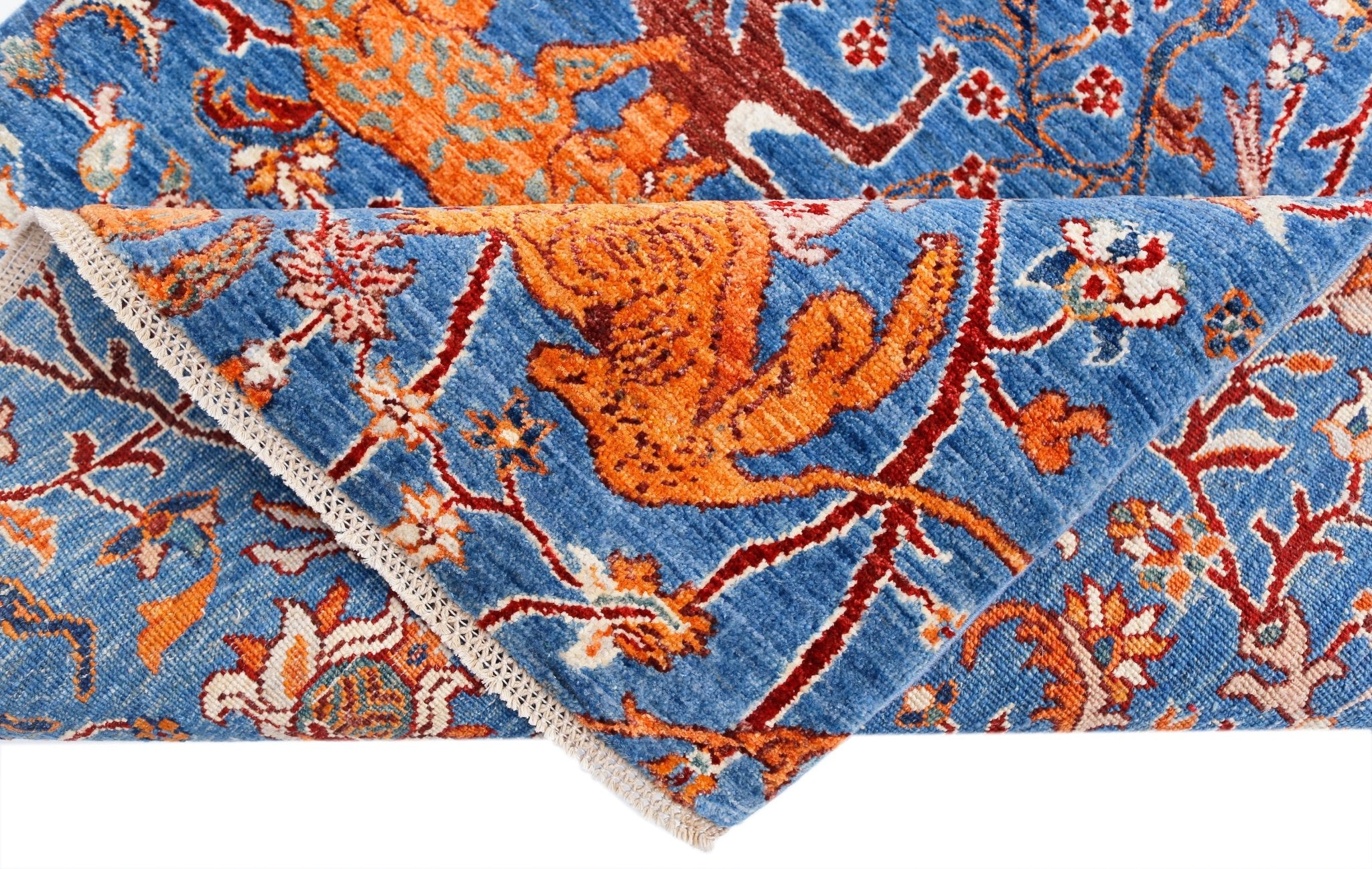 Handmade Afghan Chobi Hunting Rug | 184 x 121 cm | 6'1" x 4' - Najaf Rugs & Textile