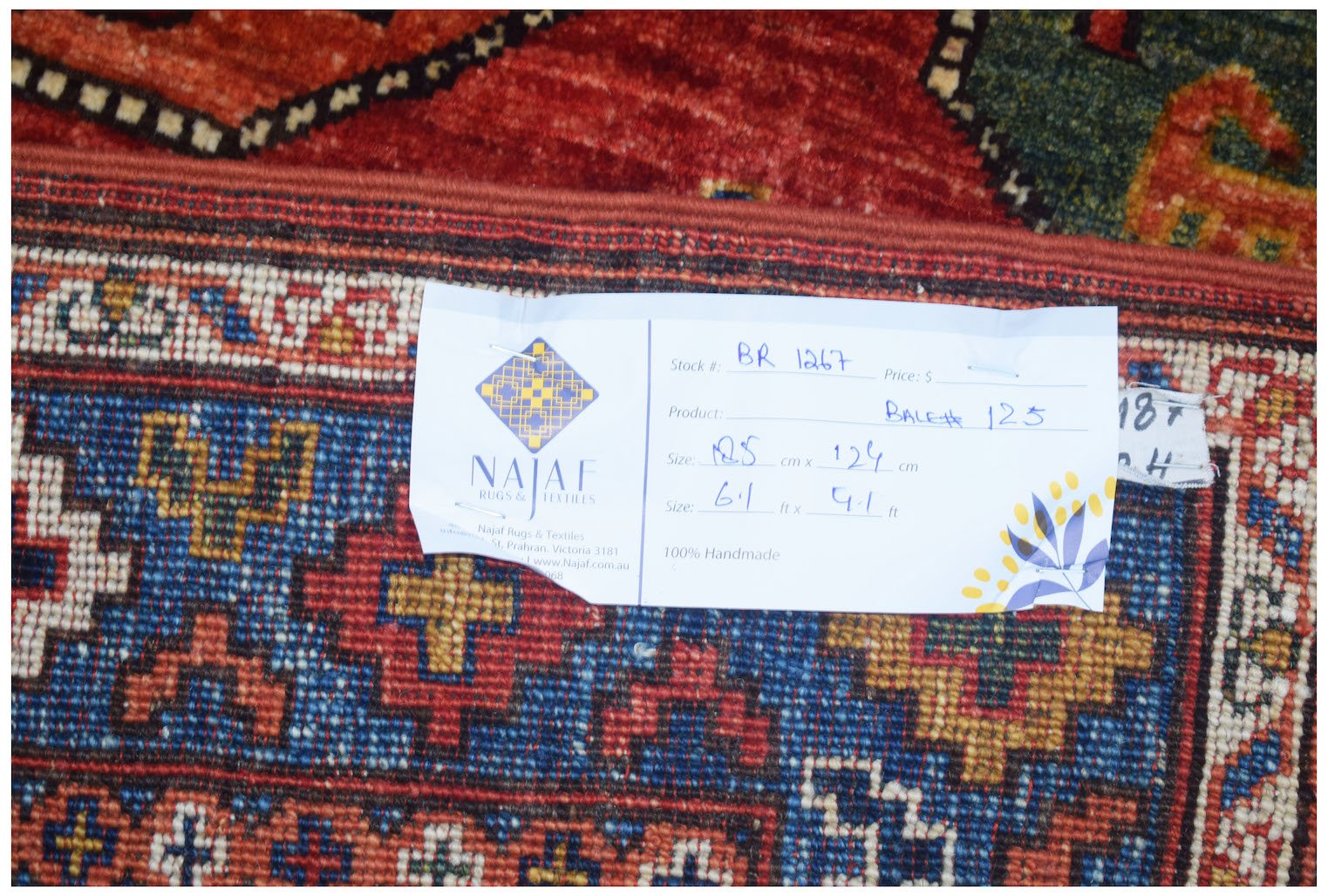 Handmade Afghan Chobi Rug | 185 x 124 cm | 6'1" x 4'1" - Najaf Rugs & Textile