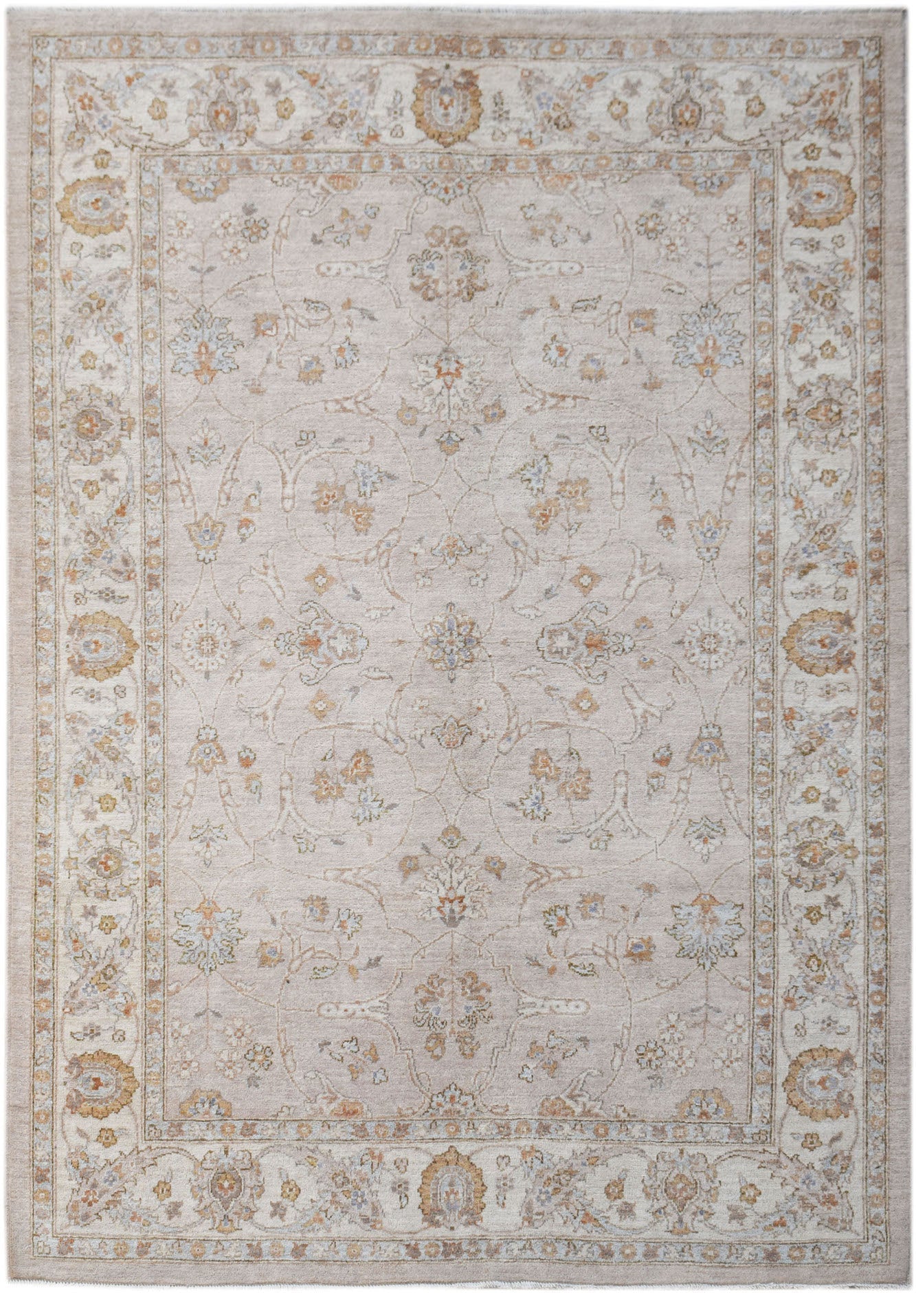 Handmade Afghan Chobi Rug | 235 x 170 cm | 7'9" x 5'8" - Najaf Rugs & Textile