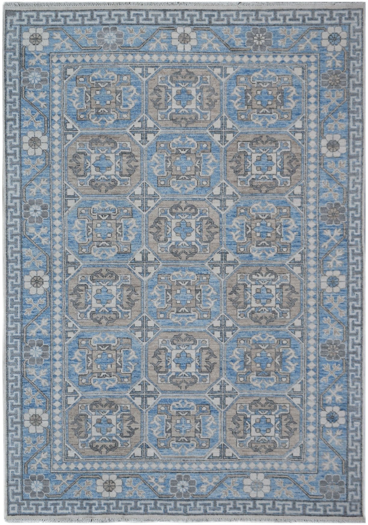 Handmade Afghan Chobi Rug | 278 x 190 cm | 9'2" x 6'3" - Najaf Rugs & Textile