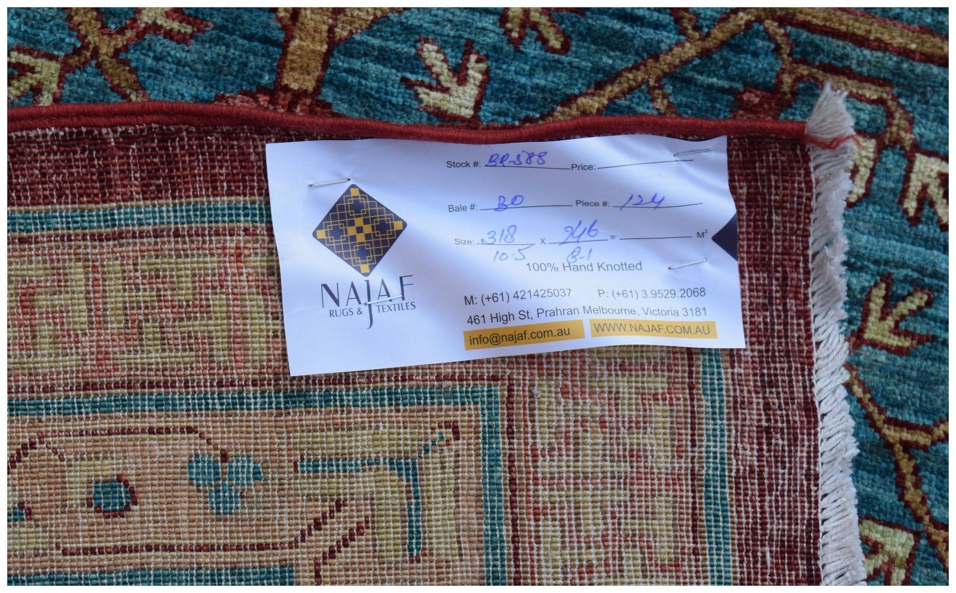 Handmade Afghan Chobi Rug | 318 x 246 cm | 10'5" x 8'1" - Najaf Rugs & Textile