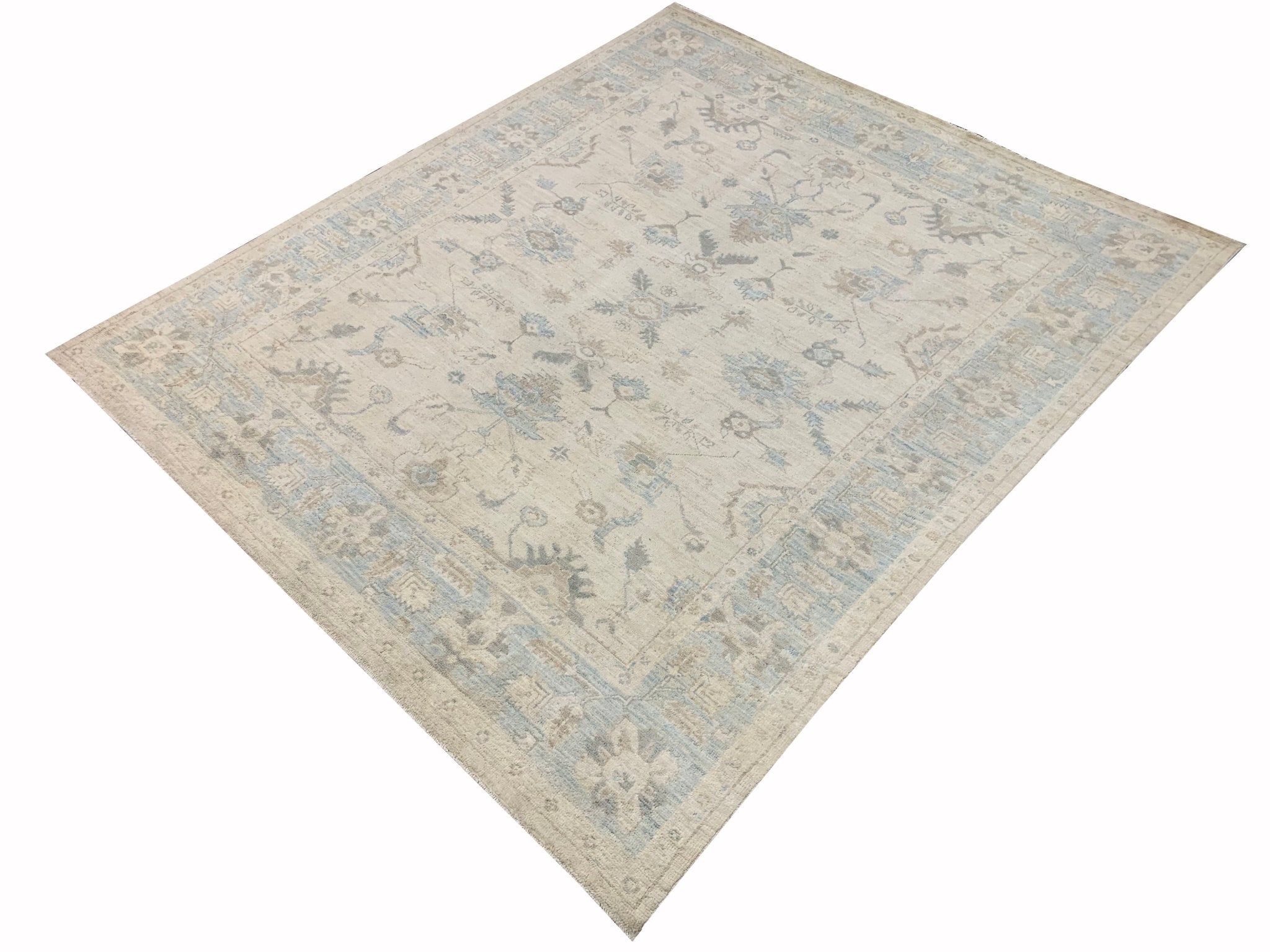 Handmade Afghan Chobi Rug | Bamyan Collection | 292 x 249 cm | 9'6" x 8'2" - Najaf Rugs & Textile