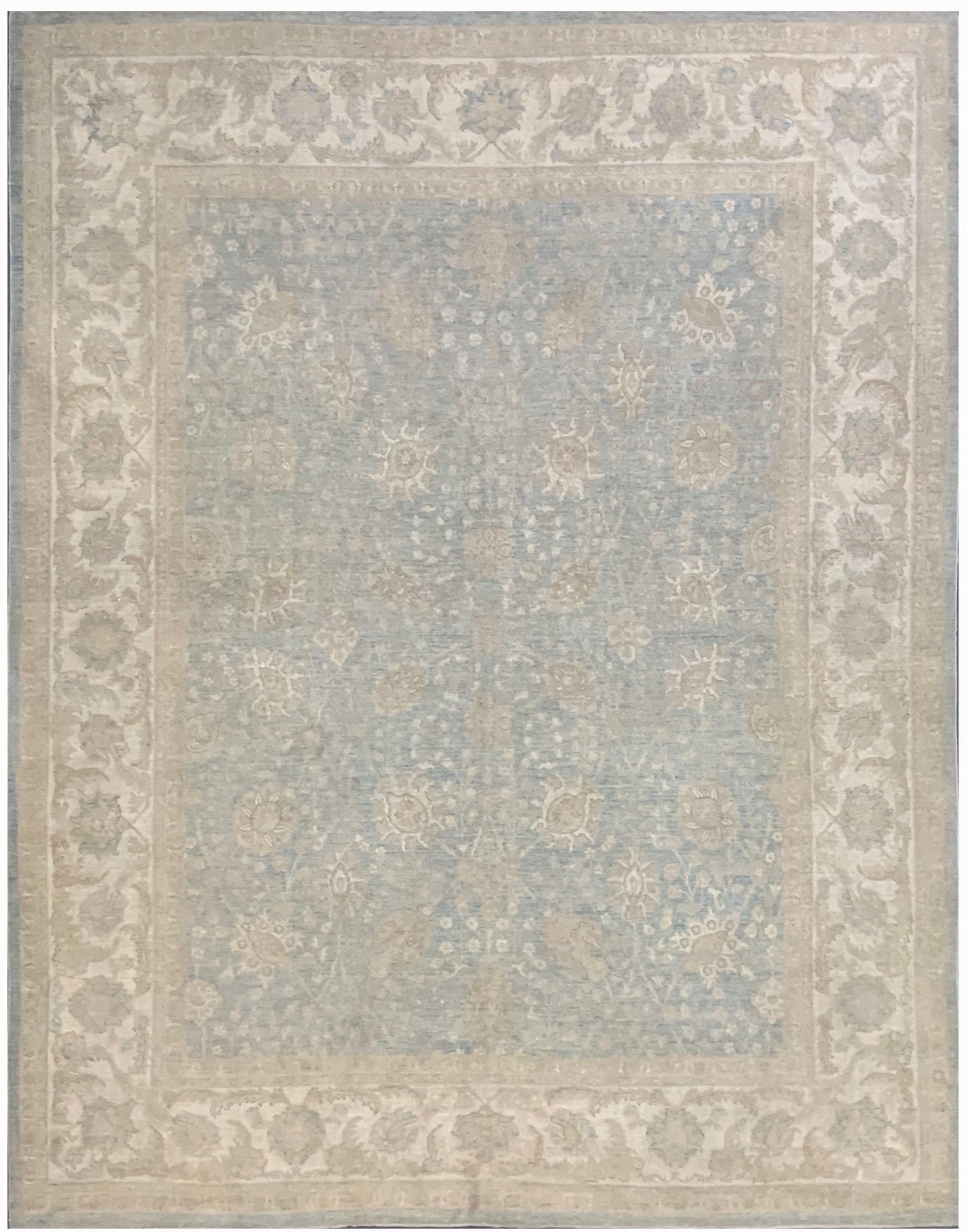 Handmade Afghan Chobi Rug | Bamyan Collection | 304 x 216 cm | 10' x 7'10" - Najaf Rugs & Textile