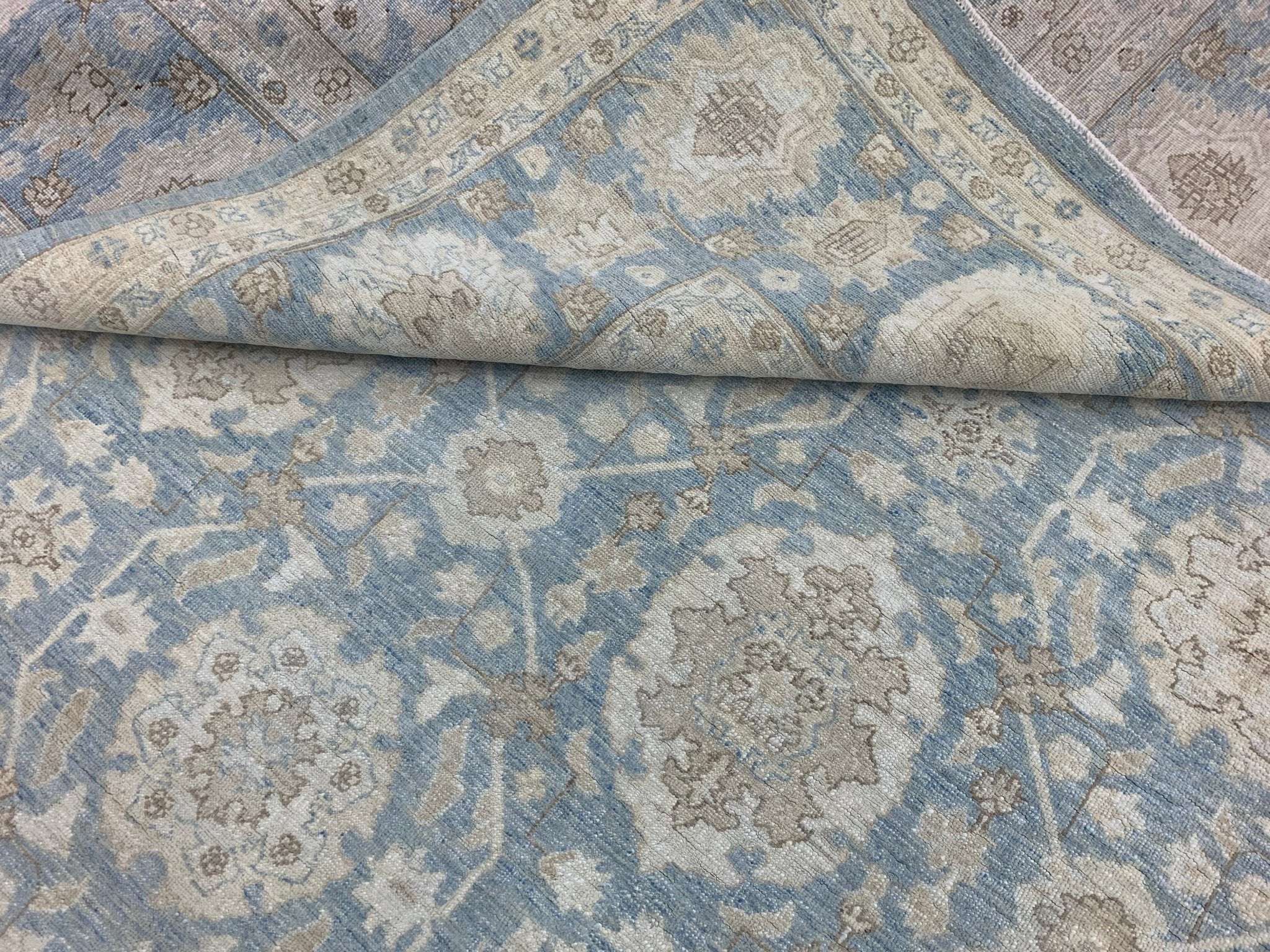 Handmade Afghan Chobi Rug | Bamyan Collection | 304 x 246 cm | 10' x 8'1" - Najaf Rugs & Textile