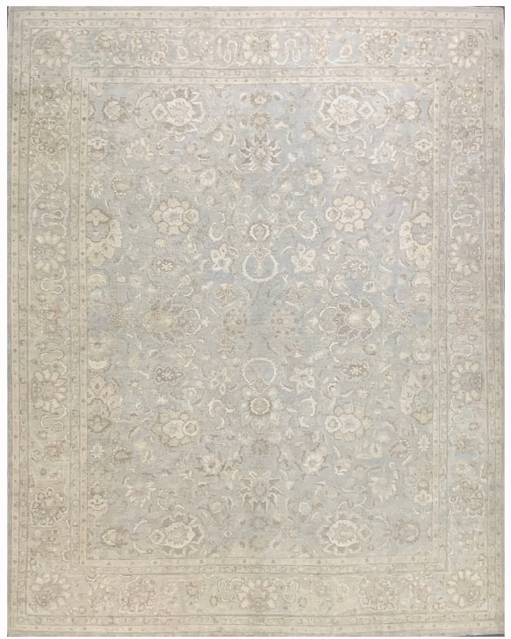 Handmade Afghan Chobi Rug | Bamyan Collection | 310 x 249 cm | 10'2" x 8'2" - Najaf Rugs & Textile