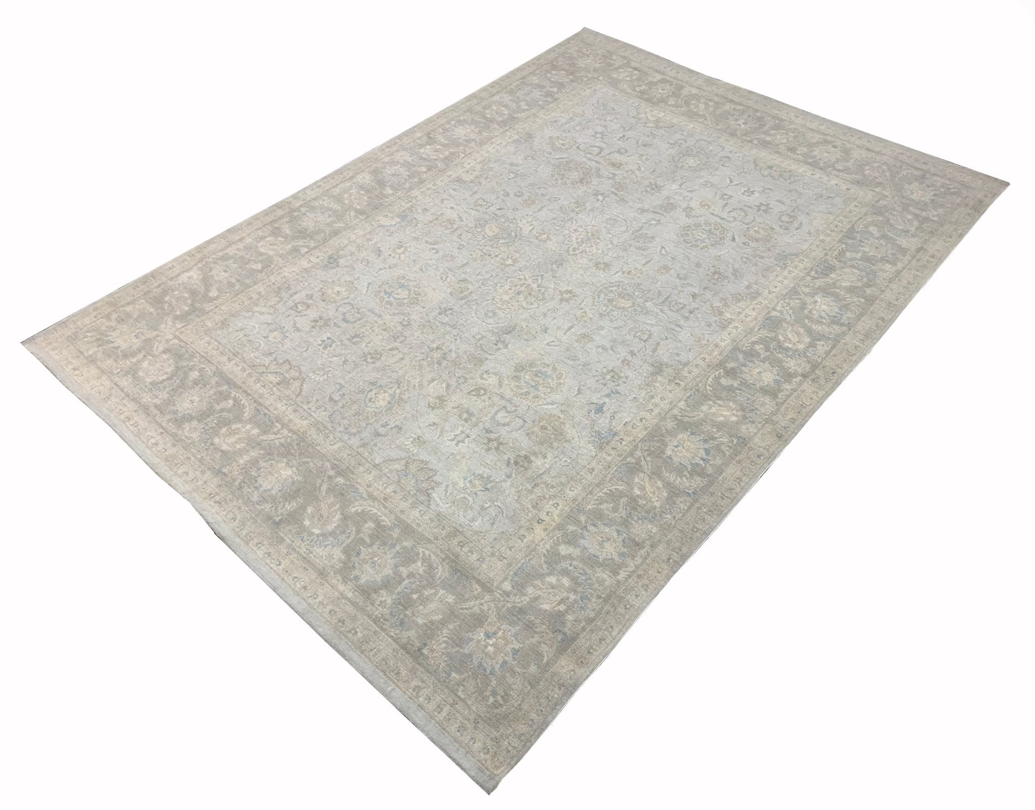 Handmade Afghan Chobi Rug | Bamyan Collection | 365 x 268 cm | 12' x 8'8" - Najaf Rugs & Textile