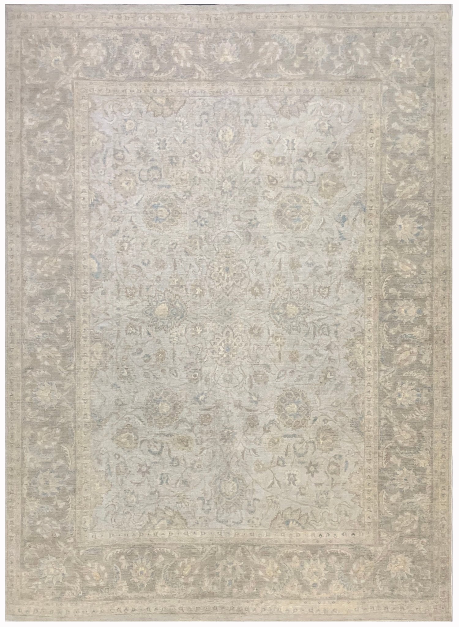 Handmade Afghan Chobi Rug | Bamyan Collection | 365 x 268 cm | 12' x 8'8" - Najaf Rugs & Textile