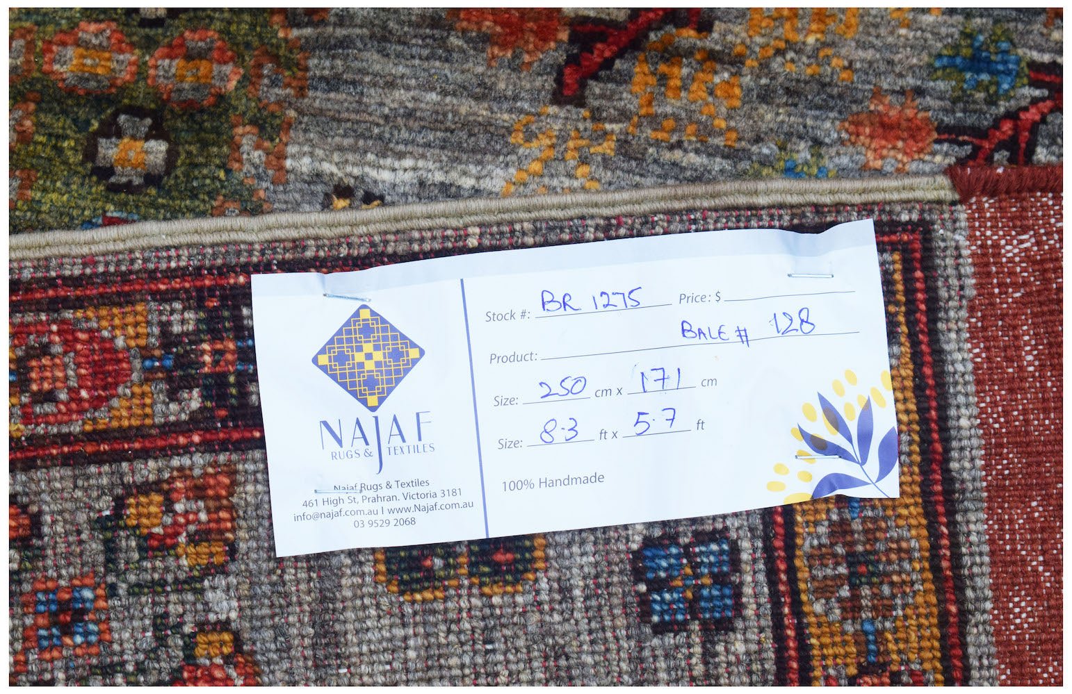 Handmade Afghan Chobi Tree Of Life Rug | 250 x 171 cm | 8'3" x 5'7" - Najaf Rugs & Textile