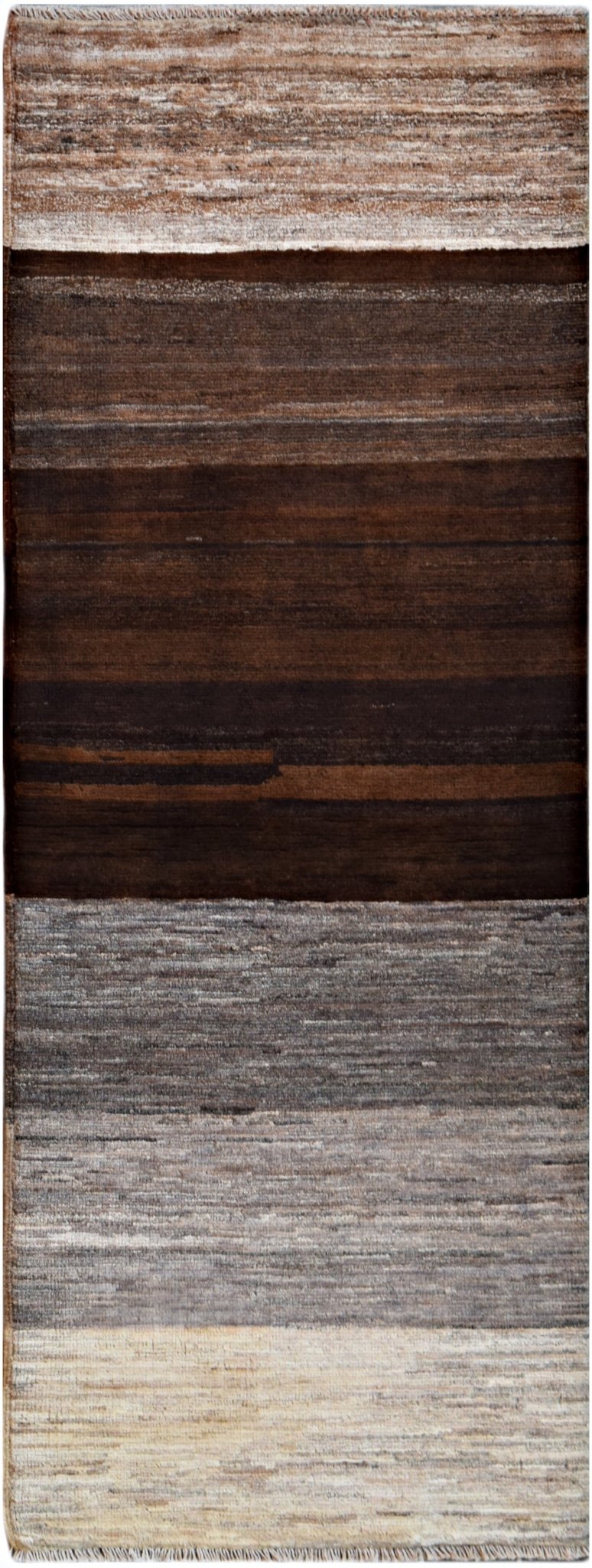 Handmade Afghan Gabbeh Hallway Runner | 169 x 64 cm | 5'7" x 2'2" - Najaf Rugs & Textile