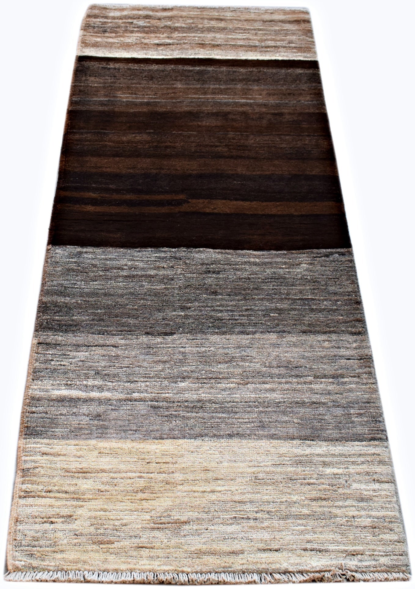 Handmade Afghan Gabbeh Hallway Runner | 169 x 64 cm | 5'7" x 2'2" - Najaf Rugs & Textile