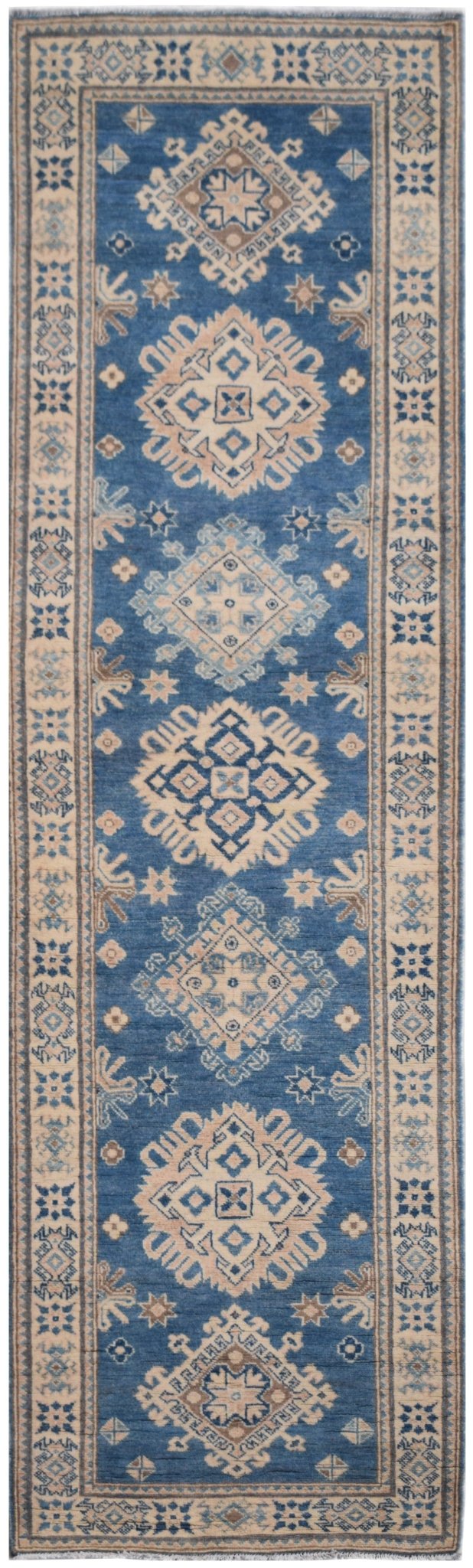 Handmade Afghan Kazakh Hallway Runner | 288 x 80 cm - Najaf Rugs & Textile