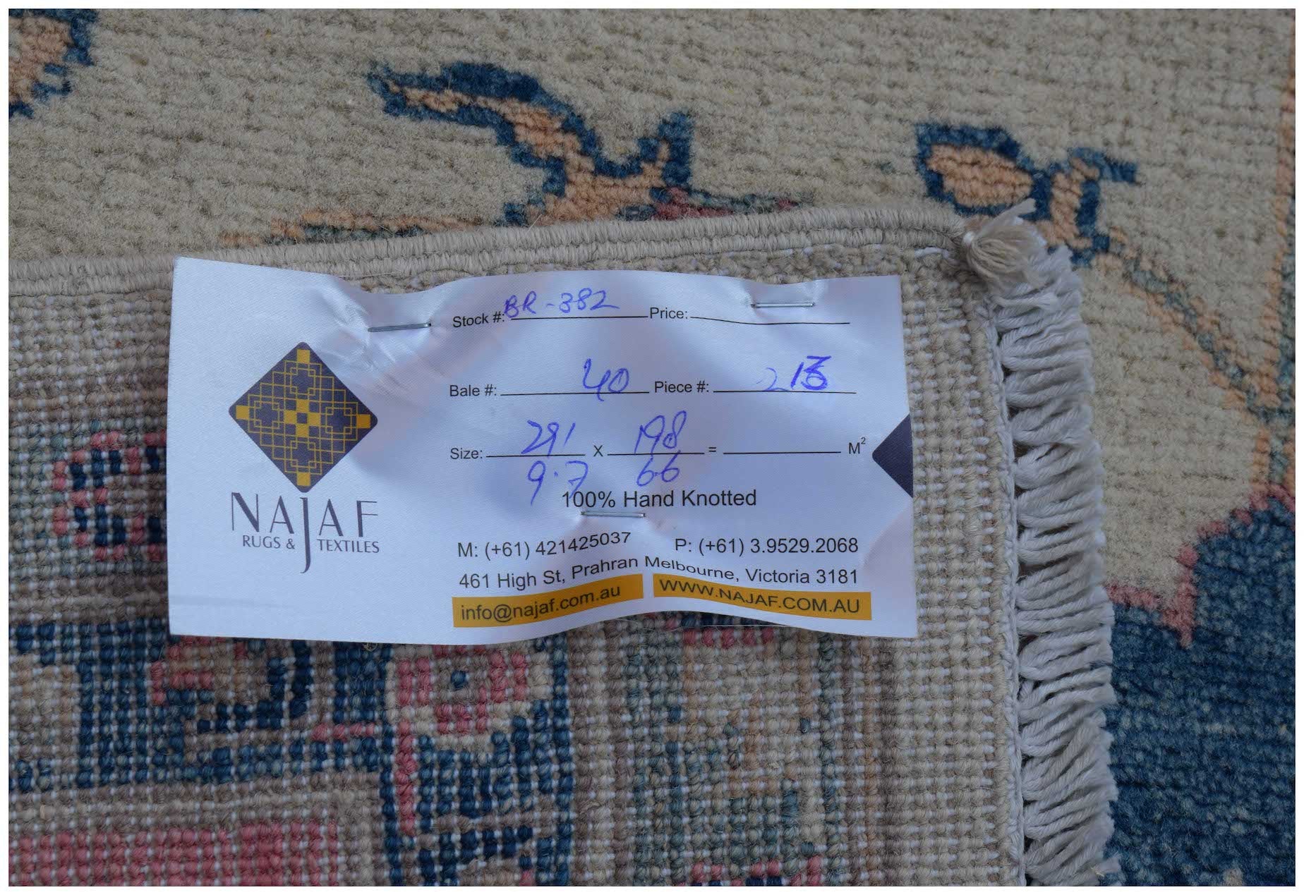 Handmade Afghan Kazakh Rug | 291 x 198 cm | 9'7" x 6'6" - Najaf Rugs & Textile