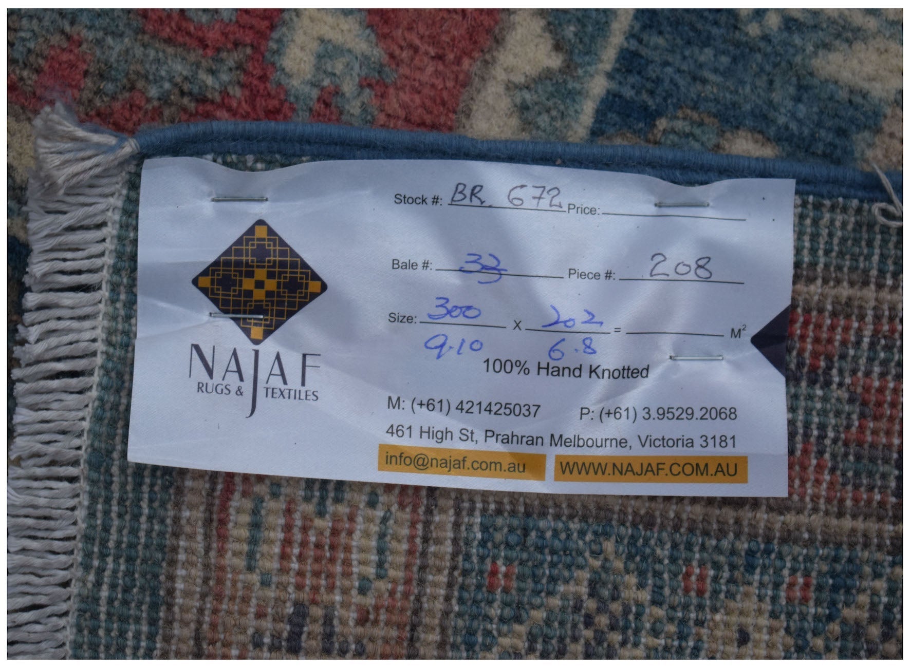 Handmade Afghan Kazakh Rug | 300 x 202 cm | 9'10" x 6'8" - Najaf Rugs & Textile