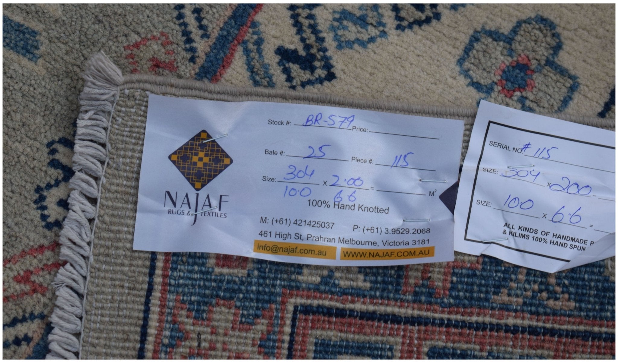 Handmade Afghan Kazakh Rug | 304 x 200 cm | 10' x 6'6" - Najaf Rugs & Textile