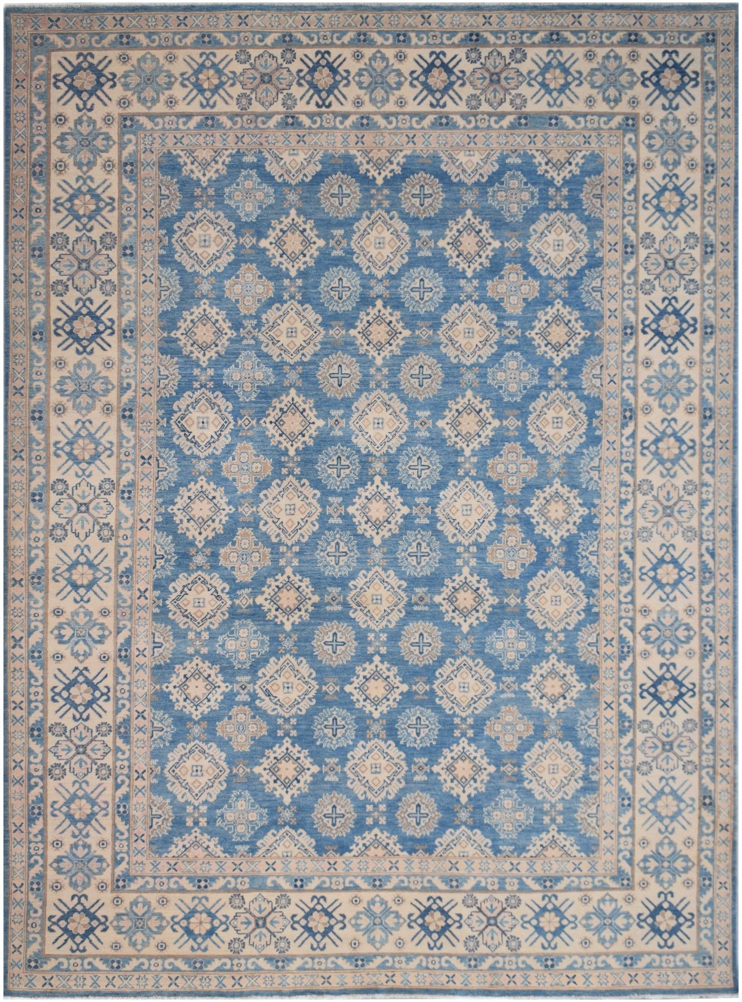 Handmade Afghan Kazakh Rug | 362 x 276 cm - Najaf Rugs & Textile