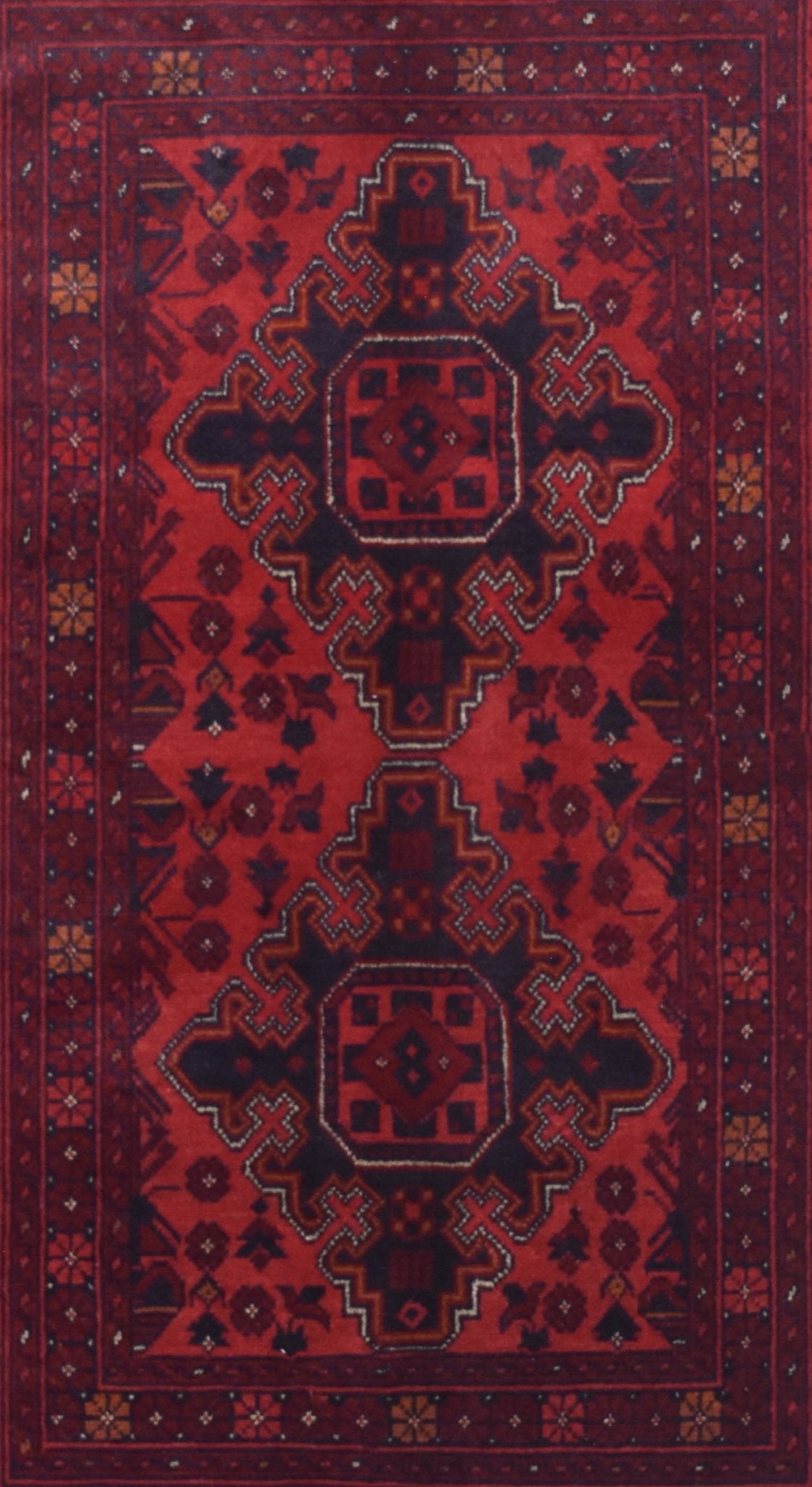 Handmade Afghan Khal Mohammadi Rug | 152 x 97 cm | 4'9" x 3'1" - Najaf Rugs & Textile