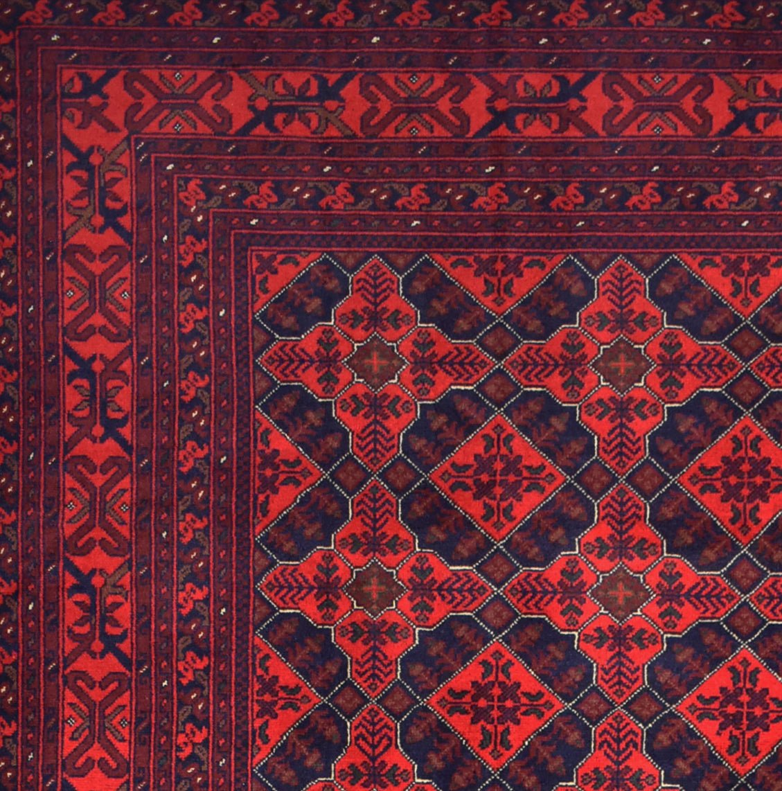 Handmade Afghan Khal Mohammadi Rug | 297 x 206 cm | 9'7" x 6'7" - Najaf Rugs & Textile